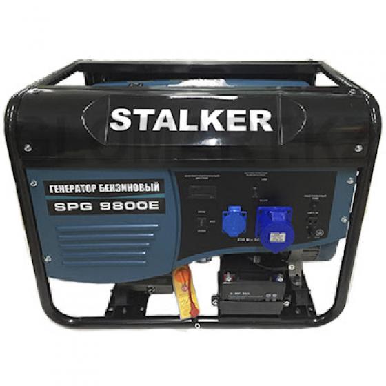 Бензиновый генератор Stalker SPG 9800 E
