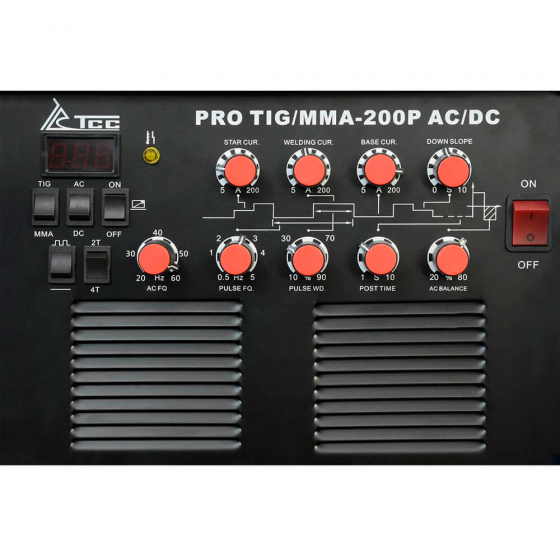 Сварочный инвертор ТСС PRO TIG/MMA-200P AC/DC