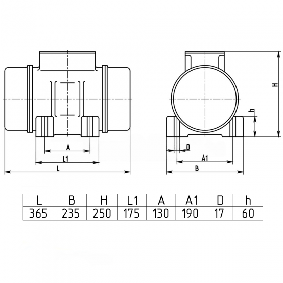 Вибратор площадочный ВИ-9-8 Б (M) / 380В / Вибромаш / с медной обмоткой