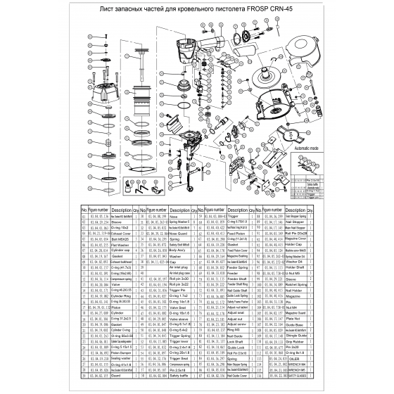 Кольцо 9*1.8 (№112) для FROSP CRN-45